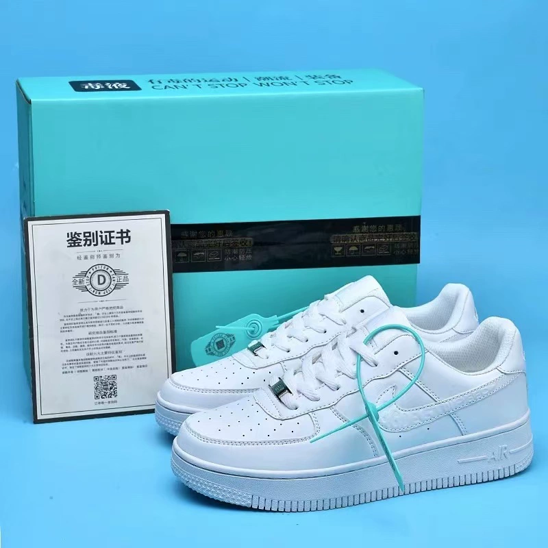 Кроссовки Air Force 1, низкая обувь, белые универсальные кеды