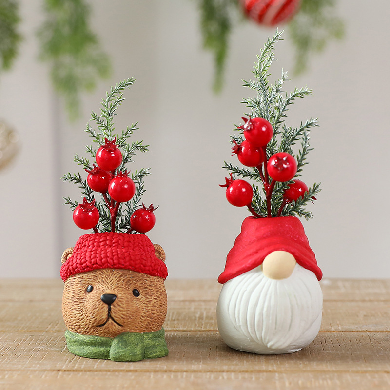 Shengyuan 新しい樹脂クリスマスノーム人形サンタクロース雪だるま樹脂クリスマス装飾品卸売|undefined