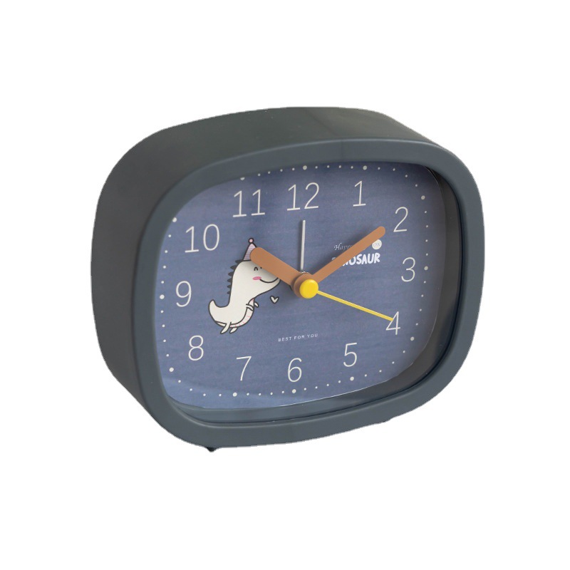 Directo de fábrica aguja de color cuadrado de plástico reloj de alarma estudiante claro escritorio mesita de noche moda creativa lindo reloj de alarma