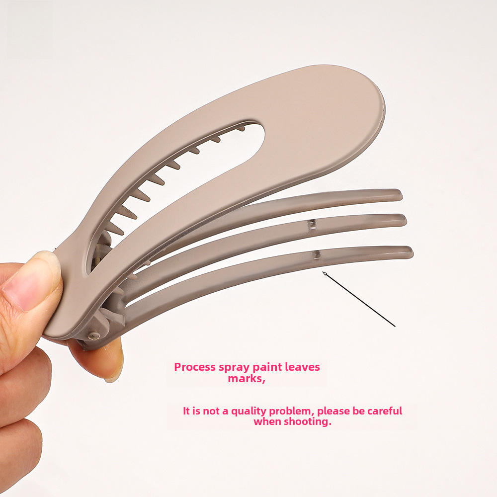 Qiyue matt värvi küljeklamber suur juuksenõel pesu näoklamber küljeklamber lihtne tukk juuksenõel pardilindiga peakate_voghion.com