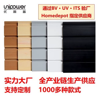支撑架铝条塑料中纤坑板pvc槽板墙面收纳店面装修展示支架槽板