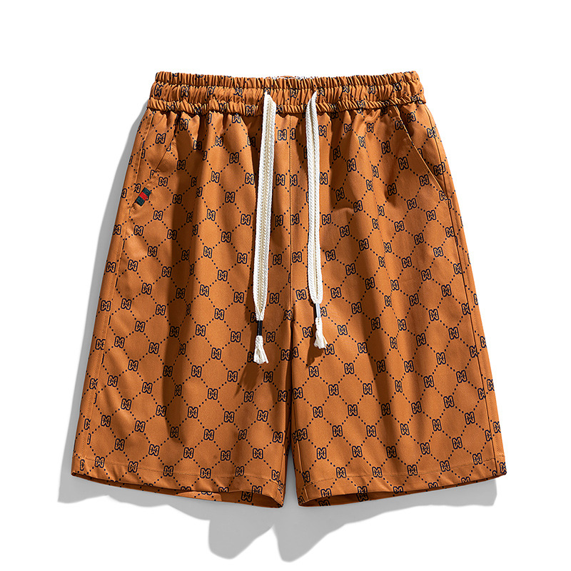 Pantalones cortos de moda de verano, pantalones casuales, pantalones deportivos de impresión rectos sueltos, fábrica de pantalones al por mayor