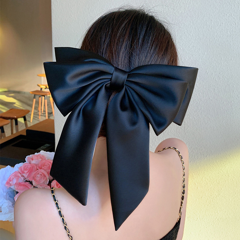 Autumn and winter fabric bow hairpin 2024 New Fashion spring clip elegant all-match personalized hair accessories for women Wholesale