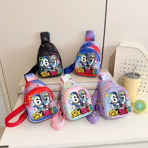 New Foreign Trade Cartoon Children's Bag, Cute Kindergarten Shoulder Bag, Boys and Girls Crossbody Bag, Coin Purse, Children's Chest Bag