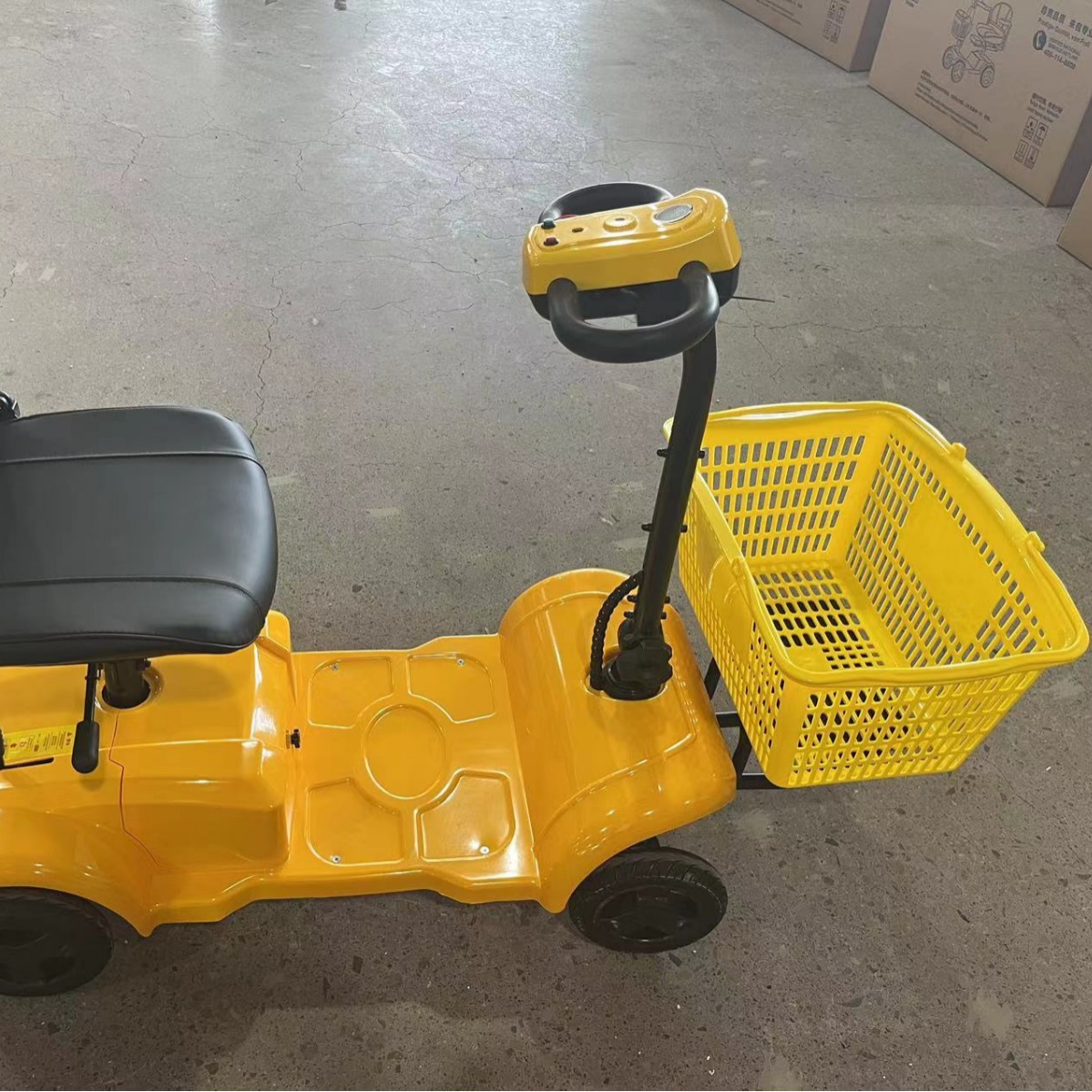 工厂直销四轮共享购物车老人代步车超市购物扫码车购物腿脚不便超