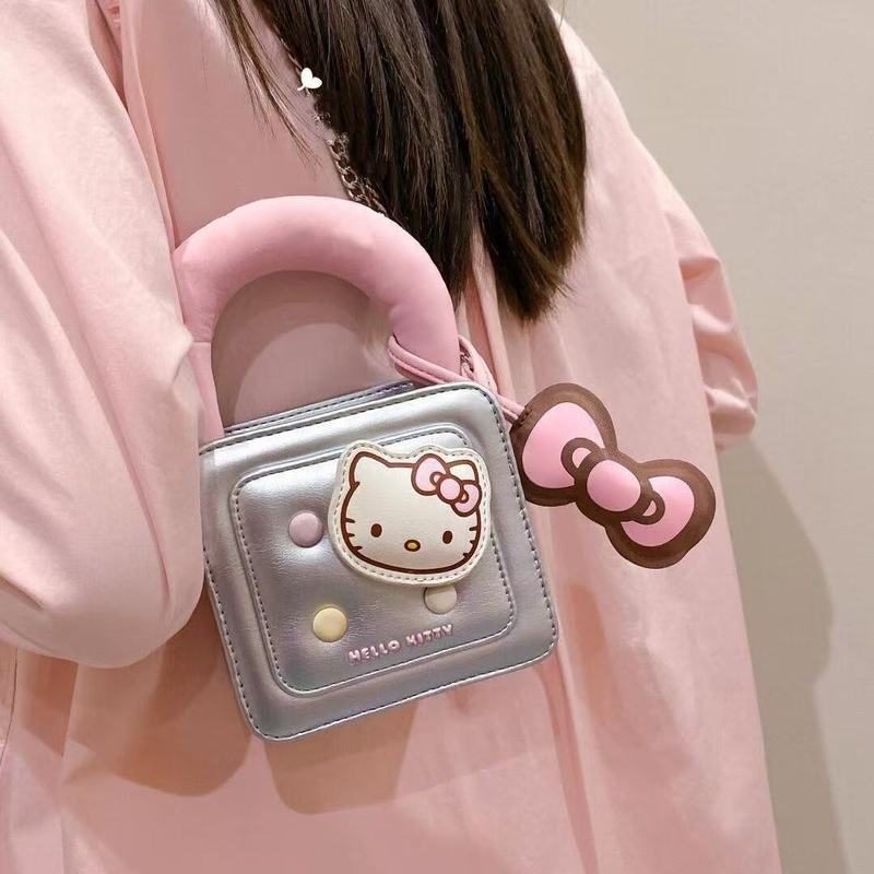 2025 new style go out hellokitty messenger bag mini handbag commuter new cute high value
