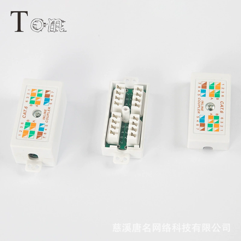 Неэкранированная распределительная коробка категории 6, информационная коробка для настольного компьютера, сетевая соединительная коробка, прямой разъем