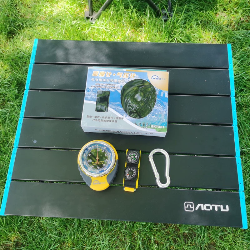 Вогнуто-выпуклый наружный компас высотомер четыре в одном барометр Minggao термометр трансграничный BKT381