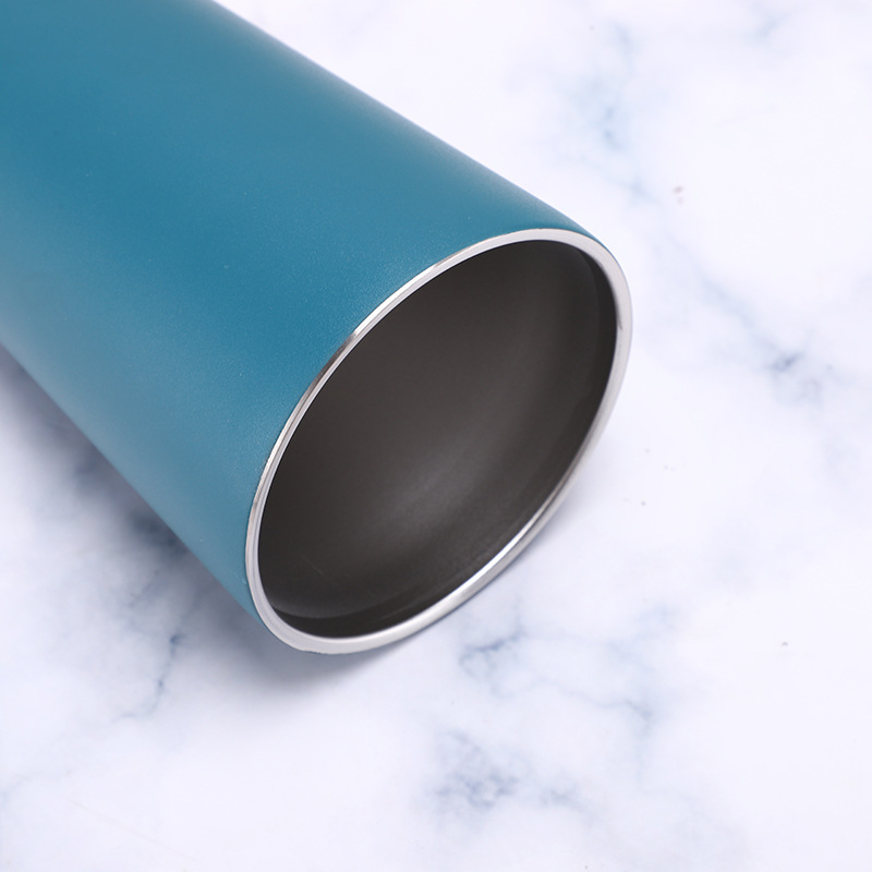 Taza de automóvil nueva transfronteriza Taza de vacío de acero inoxidable para automóvil Taza de automóvil rociada Taza de hielo fría Taza de regalo