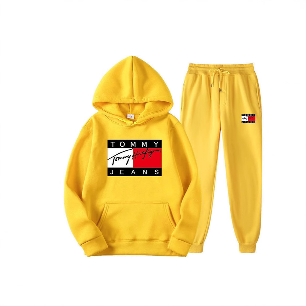 2025 nueva primavera suéter con sudadera hombre impresión suelta color sólido europeo y americano transfronterizo LOGO femenino