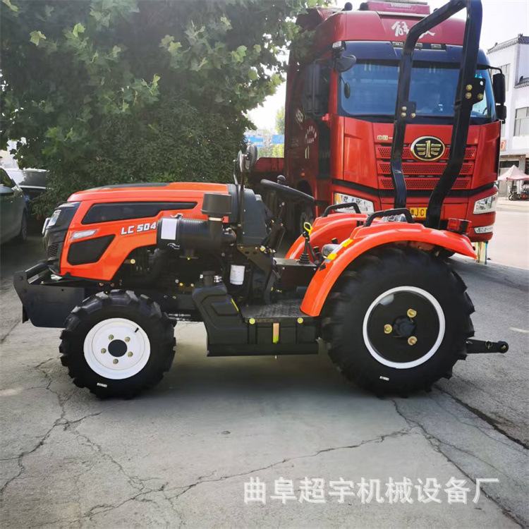 低矮型萨丁504大棚王拖拉机 动力强车身小四驱多缸旋耕犁田耕地机