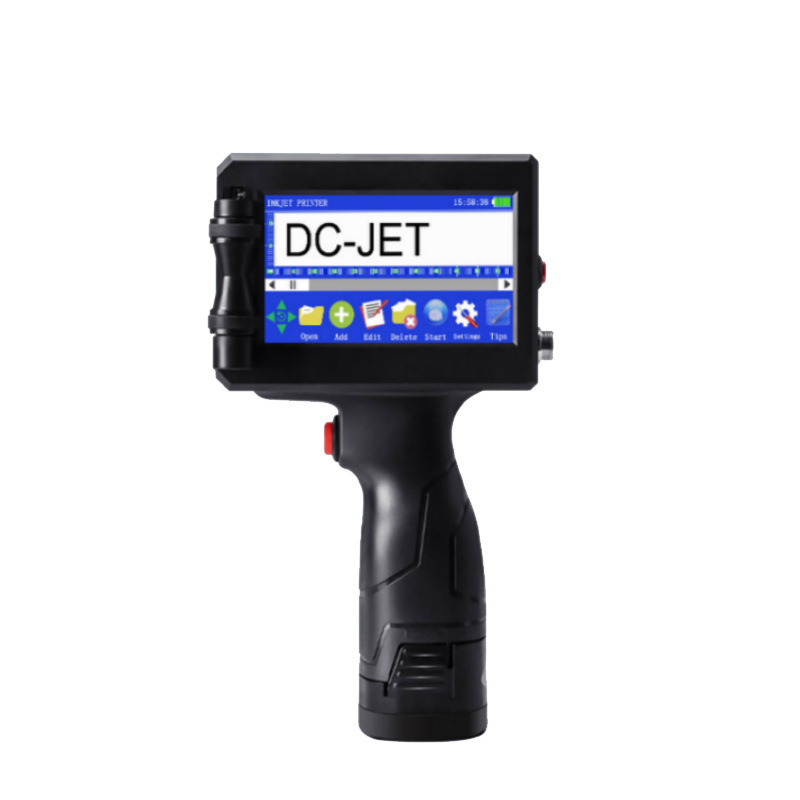 Small handheld inkjet printer packaging production date wood wall cement batch number graphic portable printer manufacturers