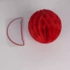 20# honeycomb ball bright red
