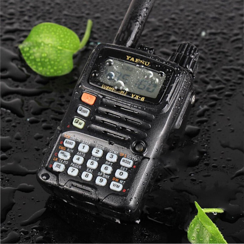 YAESU Yaizhou VX-6R UV de doble banda impermeable walkie-talkie de mano