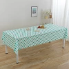 Green dots on white background
