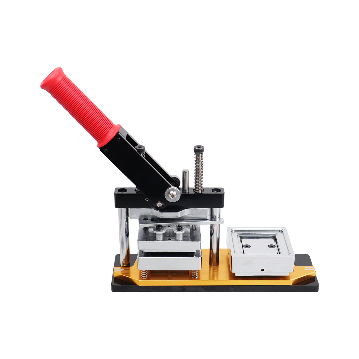 Estilo explosivo 50*50 cuadrado máquina de imán de refrigerador material de molde de imán de refrigerador magnético de goma rectangular