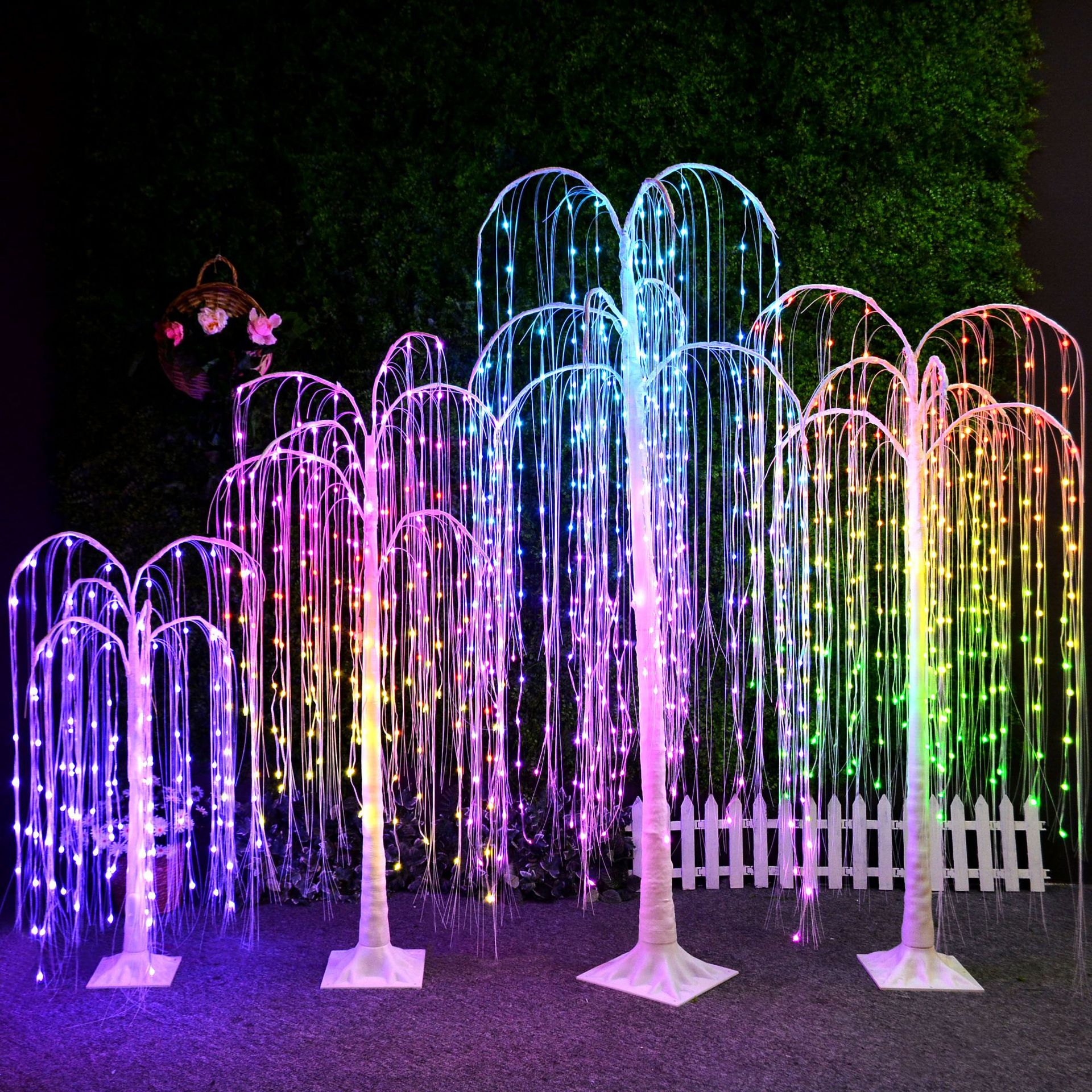 LED树灯 点控RGB柳树灯 仿真遥控装饰灯户外防水家居庭院氛围灯饰