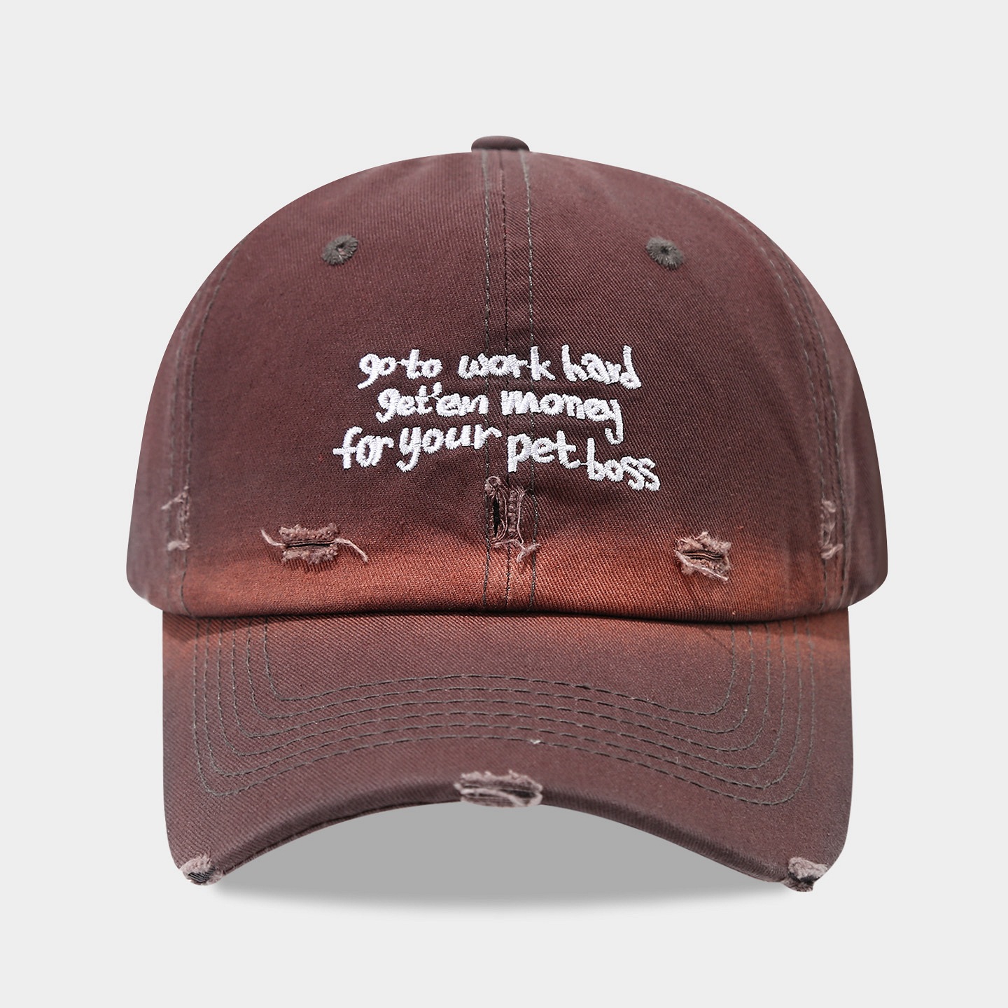 Gorra de béisbol con letras de agujero viejas japonesas para hombres y mujeres, verano retro, sombrero de lengua de pato de mezclilla casual coreano