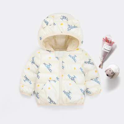 冬季新儿童羽绒棉服轻薄款童装羽绒棉衣宝宝耳朵可爱女童棉袄外套|ru