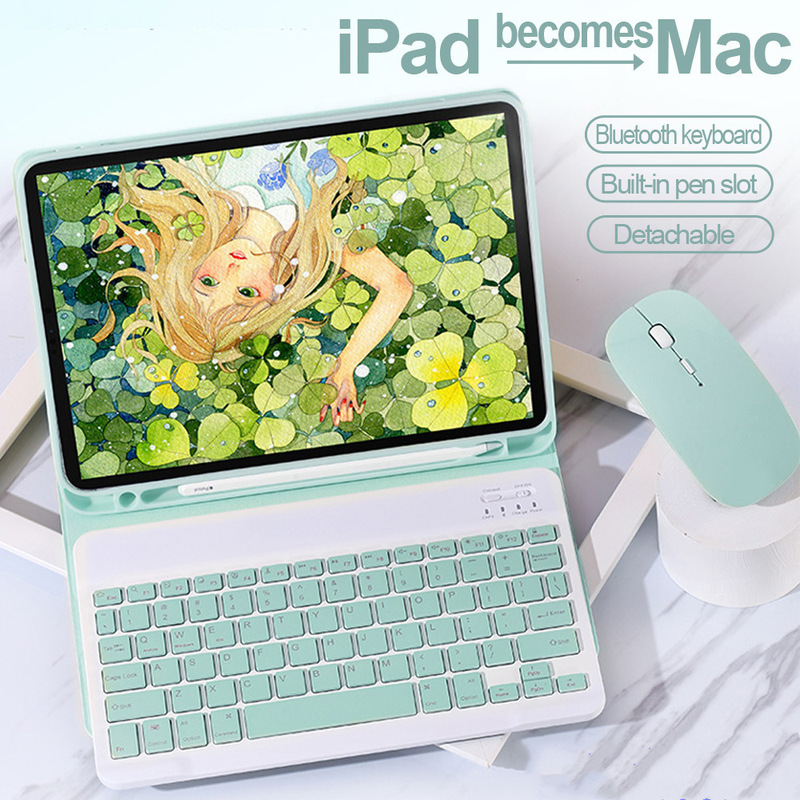 Factory Batch Suitable for Ipadpro11 Keyboard 2025Ipad10 Protective Case 10.9 Bluetooth Mouse 9.7 Tablet 12.9