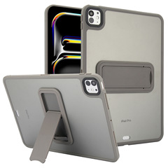 适用iPad pro11保护套Air6/5磨砂支架10.2透明mini7全包防摔壳9.7