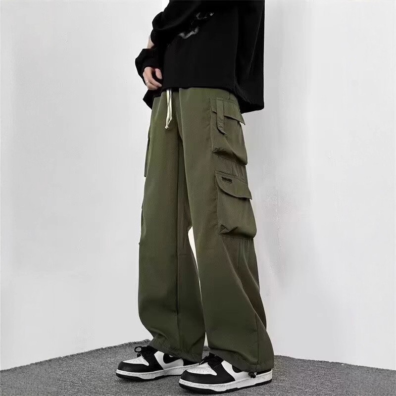 Other Pants Multi-pocket Technical Cargo Relaxed Olive Green
