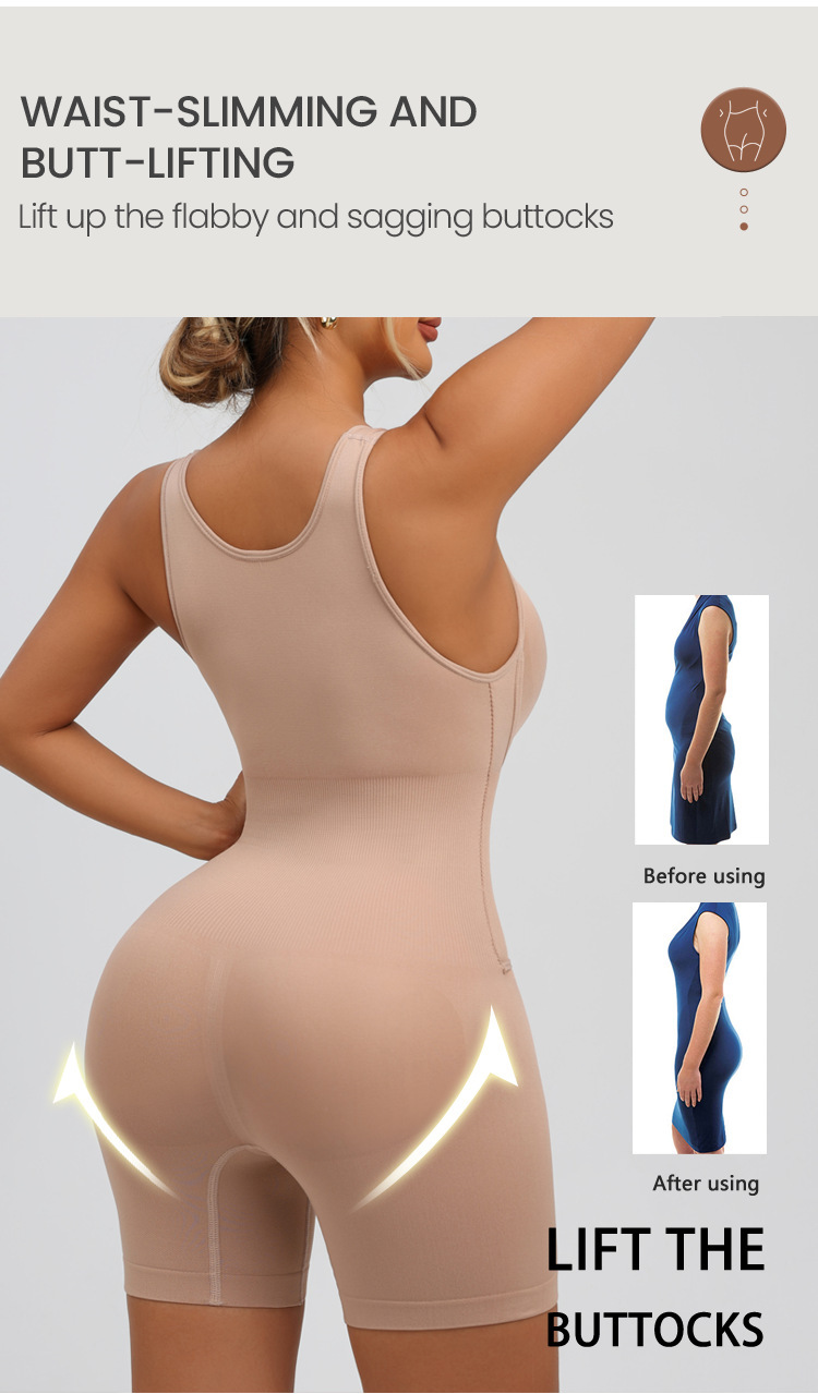 Plus size shapewear-bodysuit för kvinnor med magkontroll_voghion.com