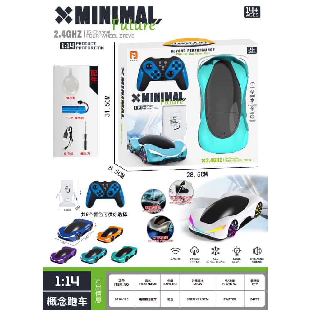 Cross-border 4WD spray cross-country escalada 2.4G control remoto coche de juguete de carreras de deriva regalo de cumpleaños para niños