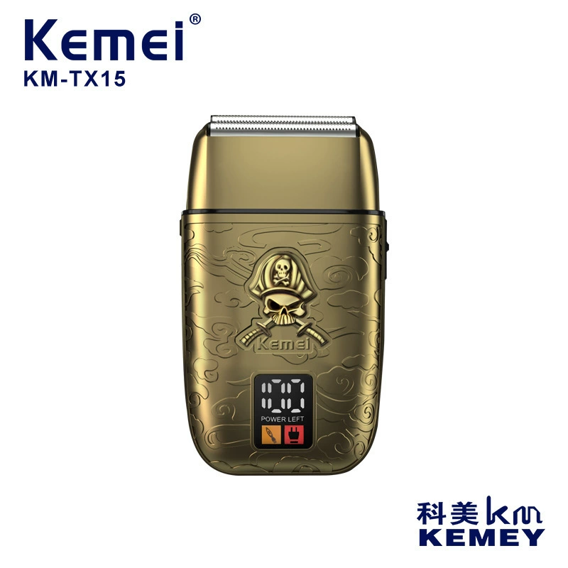Ke Mei KM-TX15 новый электрический триммер ЖК-умный экран мини-портативный складной с функцией зарядки
