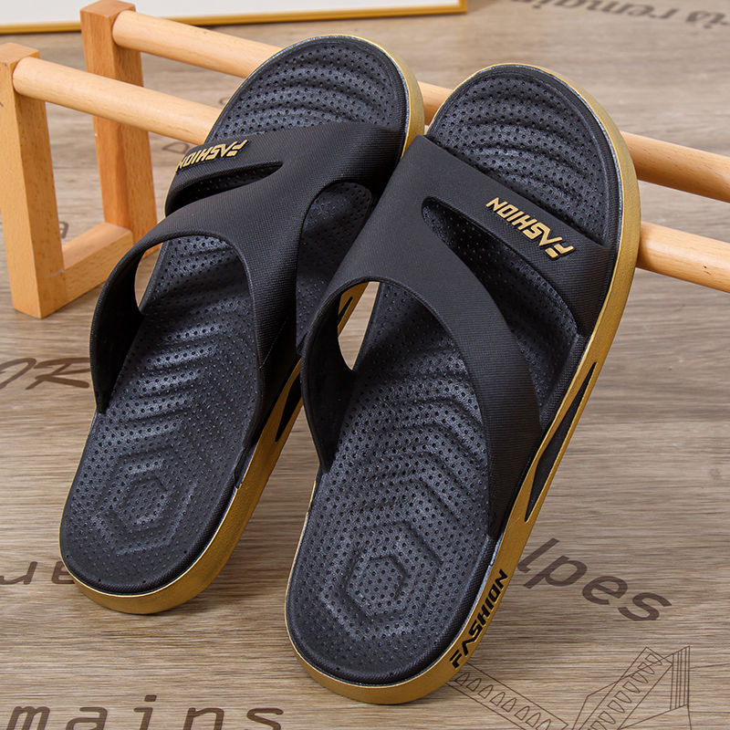 Zapatillas premium súper suaves para hombre con suela gruesa fuera, desodorante, baño de verano, antideslizante, pareja en casa, sandalias y zapatillas de mierda