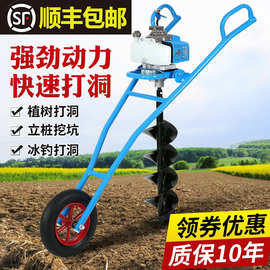 多用途破土破冰打洞机 春季栽树用挖坑机 果树种植挖坑机图片