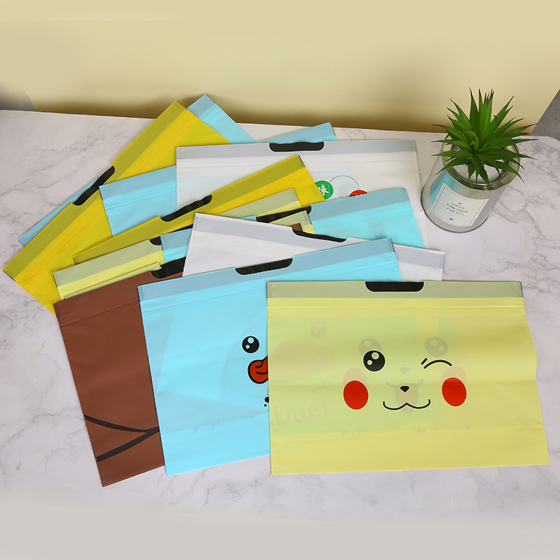 樣品外賣打包塑料束口袋網紅包裝袋水果撈食品購物手提袋子印logo