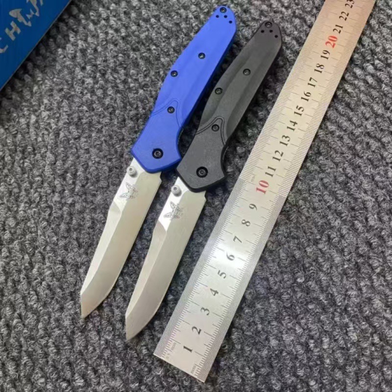 跨境尼龙纤维BM940折刀露营便携口袋刀户外折叠刀EDC工具刀一代发