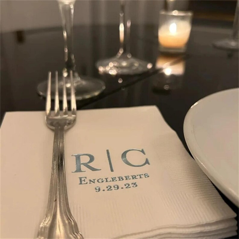 Bulk Customization of Personalized Wedding Napkins for Party Tables, Made from Dust-Free Paper, Compostable, Eco-Friendly, and Specially Designed for Weddings Bulk Customization of Personalized Wedding Napkins for Party Tables, Made from Dust-Free Paper, Compostable, Eco-Friendly, and Specially Designed for Weddings