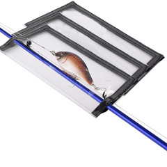 Fish Bait Protector, Bait Carrier, Fishing Gear Accessory Bag, Lure Bait Fishing Gear Storage Case Transparent PVC Lure Cover