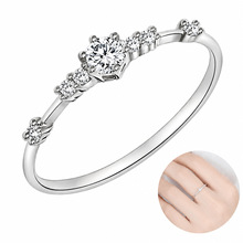 �羳����14K�Ͻ�7��С���꾫��Ů�������ʯ��ָ��Լ��Ȧ����β��