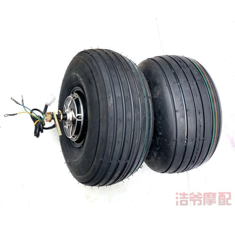 Модифицированный небольшой электромобиль Harley 13X6,50-6 15X 6-6inch с прямым протектором, мотор-колесо 48В/60В800Вт