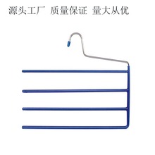 韩版加粗铁线浸塑PVC胶防滑四层裤架裤架干湿两用毛巾挂裤子挂架