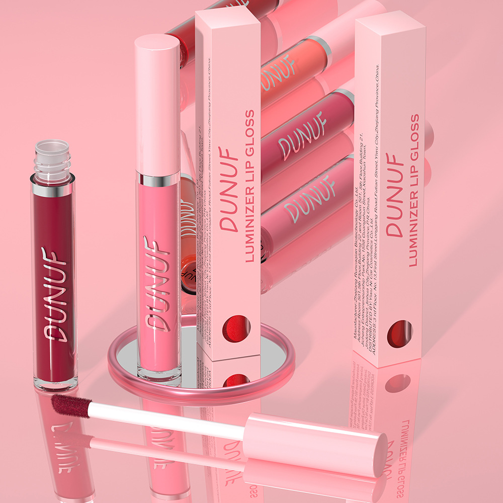 Check out DUNUF 16-color Moisturizing and nourishing Mirror Lip Gloss! Link Disclaimer - For Foreign trade only undefined