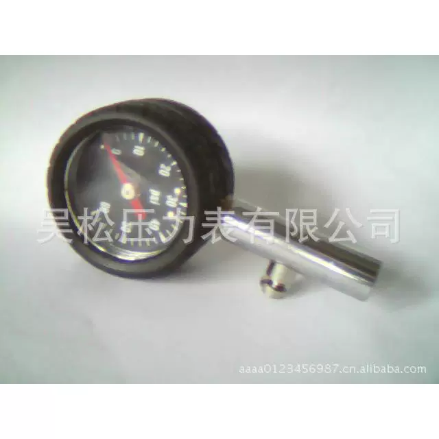 工厂批发金属胎压表psi显示测压表高精度常规万向轮胎测压表加工