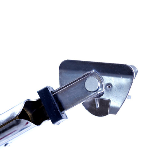Stainless steel broom handle, aluminum alloy thickened broom handle, titanium alloy floor mop rod, rust-proof dust push rod clamp accessory