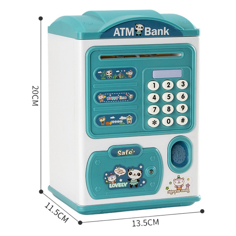 Hucha infantil, caja de ahorros decorativa, gran capacidad, depósito y retirada automática, regalo seguro para niñas, capacidad extra grande