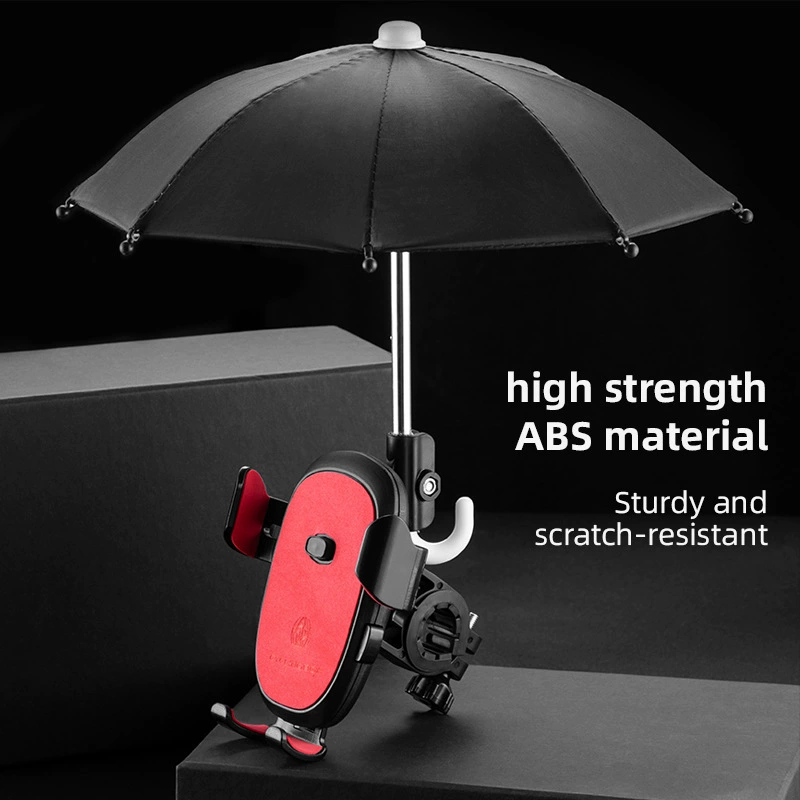 Plastic bike, phone holder, shockproof tubing