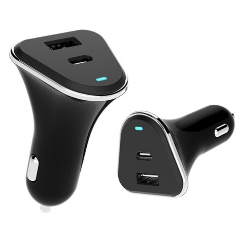 Hundeknochen-Autotelefonladegerät A+C Typ-C, superschnelles Laden mit 38 W_voghion.com