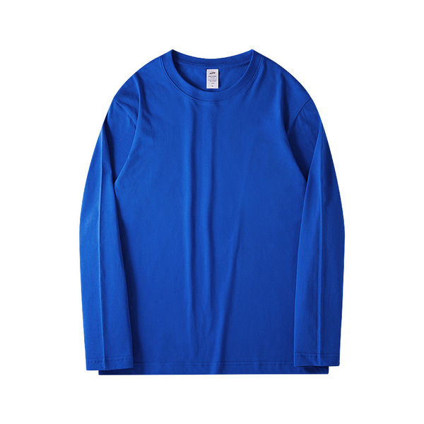 knitted autumn cotton long-sleeve with a round collar