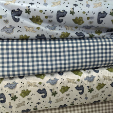 1.6幅宽家纺印花纯棉布 宝宝罩衣布料 睡衣服饰 家居床品卡通面料