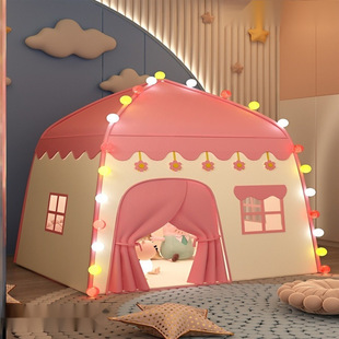 Children's Tent Indoor Princess Girl Home Sleeping Game House Baby Castle Small House Bed Separate Bed Mu Bai