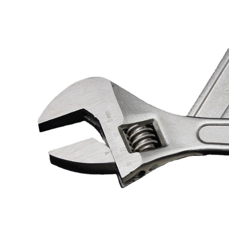 Llave ajustable multiusos del fabricante Llave ajustable de trinquete de gran apertura Llave de baño de tablero en vivo Llave ajustable