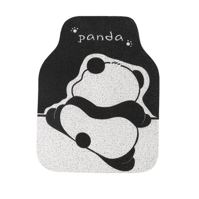 Car, Can Be Shipped on Behalf of Others, Avtomobil döşəmə paspasları - panda-with-raised-legs-5050cm-one-piece-of-back-wire-loop