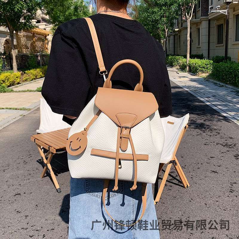 Mochila para mujer 2025 estilo caliente Mochila para estudiantes universitarios ins Mochila de nicho Bolso de mano